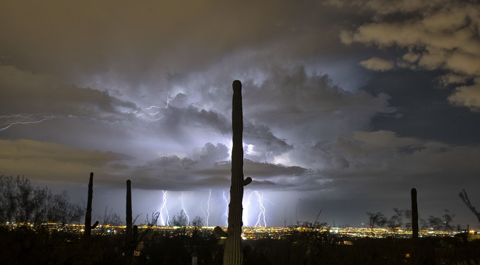Monsoon Storm Over Tucson AZ